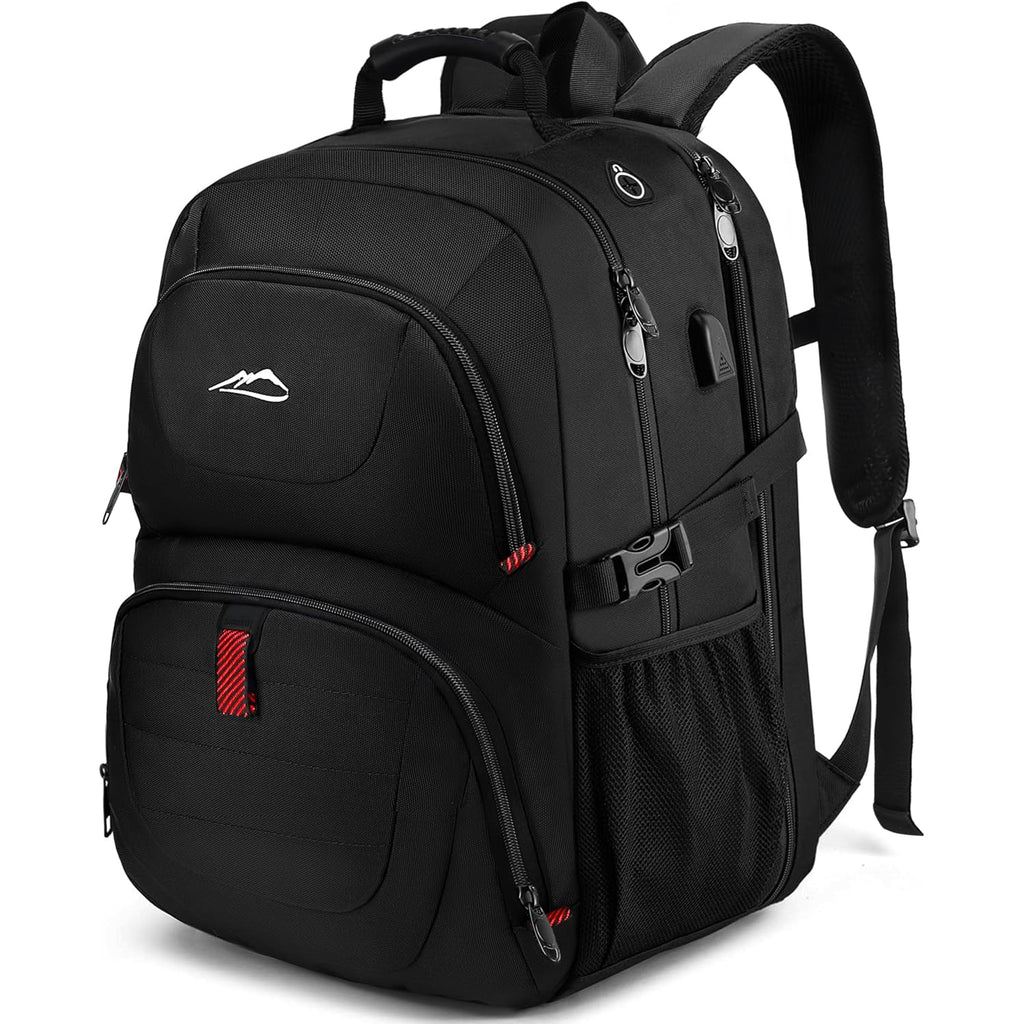Proetrade Travel Backpack, Extra Large Laptop Backpack Business Anti Theft Tsa Approved College Work Computer Bag Fits 17 Inch Laptop With Usb Charging Port For Women Men(Black)