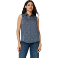 Amazon Essentials Women'S Regular-Fit Sleeveless Button-Down Blouse