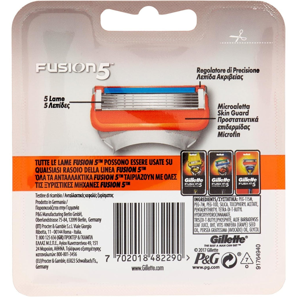 Gillette Fusion 5 Blades for Men Replacement
