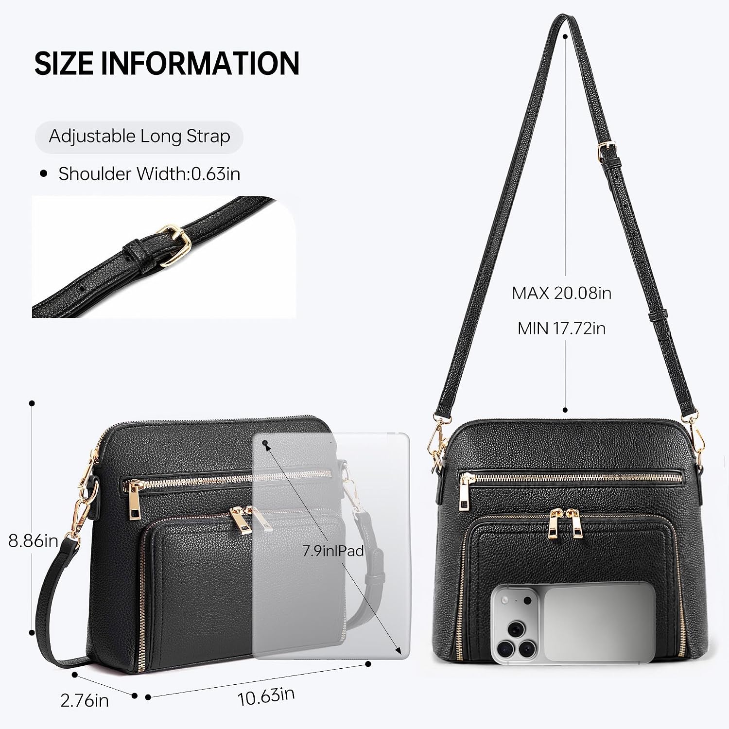 Crossbody Purses For Women Small Crossbody Bags For Women With Built In Rfid Wallet