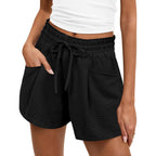 Shorts for Women Summer Casual High Waist Drawstring Comfy Dressy Lounge 2026 Beach Vacation Shorts with Pockets