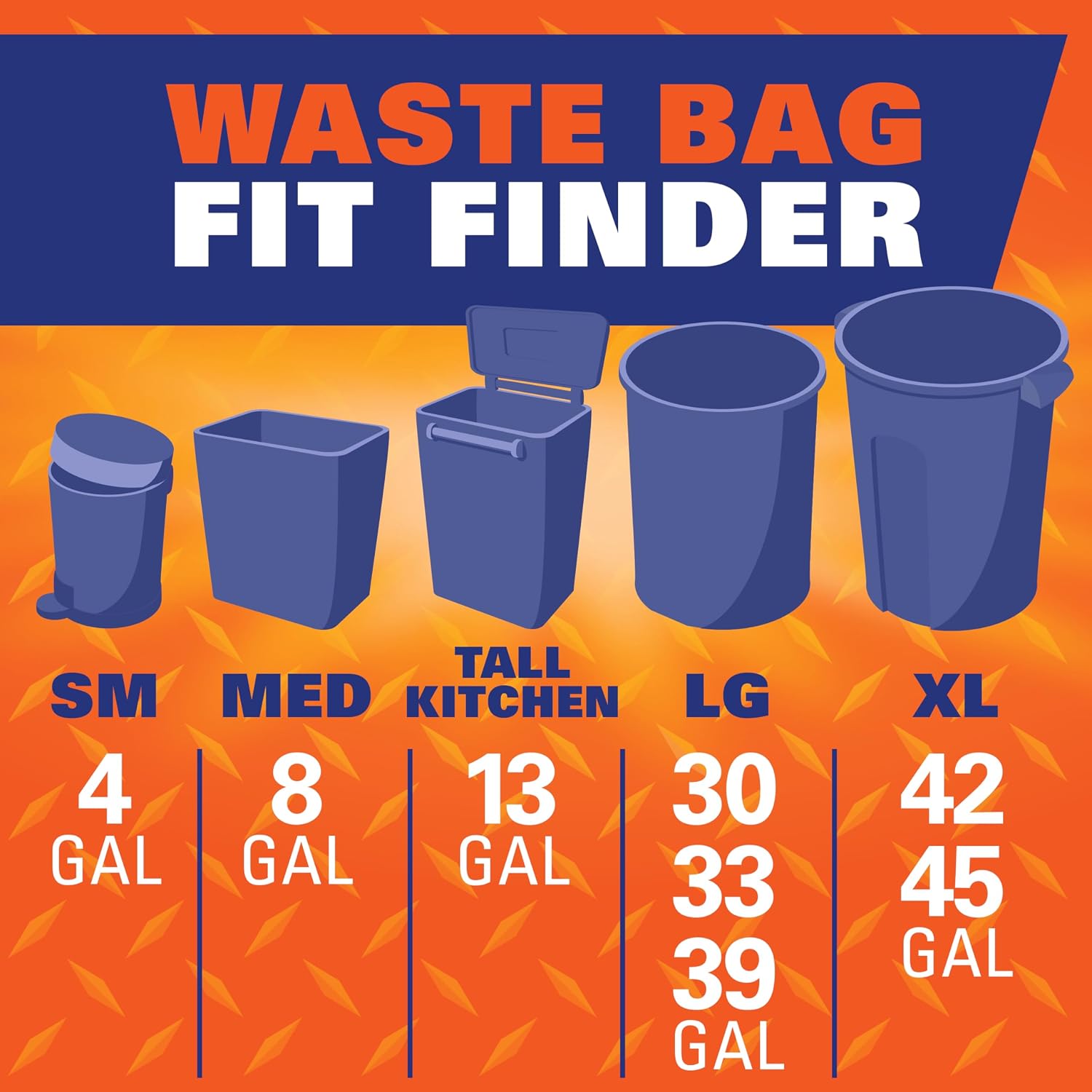 Hefty Strong Extra Large Trash Bags, Black, 33 Gallon, 48 Count