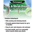 Fertilome (11207) Tree & Shrub Drench Systemic Insecticide, 1 Gal | Imidacloprid Systemic Drench - 12-Month Protection Against Aphids, Beetles, Whiteflies - Tree & Shrub Owners