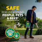 Spruce Weed Killer Refill For Spray Weed & Grass Killer₃ Kit, No Mix, 64 Oz | No Pour, No Mix, No Mess, Pet Safe Weed Spray, Use Around Grass, Driveways & Mulch Beds, Kills Dandelions, Crabgrass & More