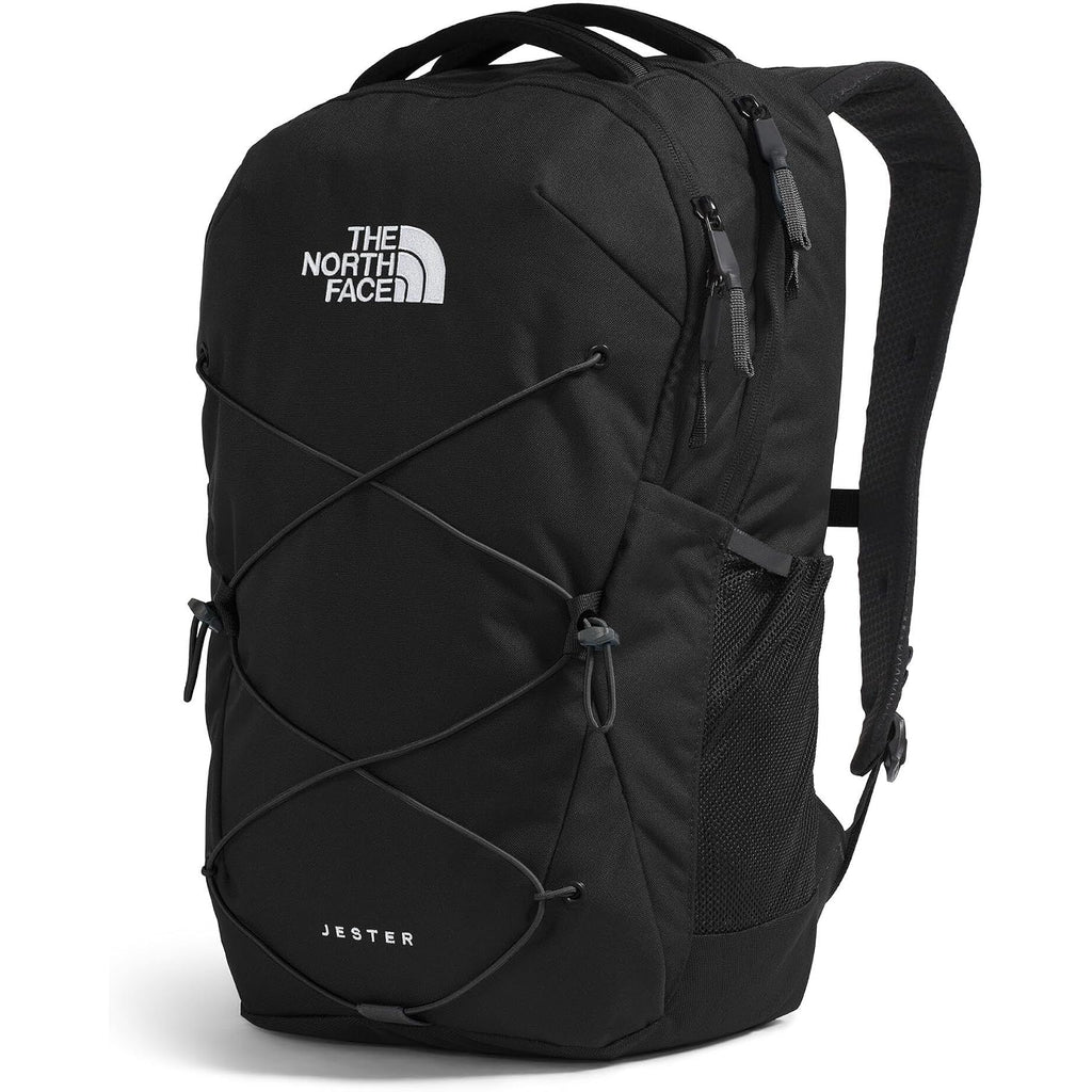 The North Face Jester Everyday Laptop Backpack - Commuter Daypack, Water Repellent, Laptop Sleeve, Tnf Black-Npf, One Size | 28L Recycled Polyester With Dwr Finish, Padded 16 In Sleeve, Chiropractor-Endorsed Flexvent Suspension, Bottle Pockets