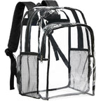 Vorspack Clear Backpack For School, 16 Inch Large Clear Bookbag | Lightweight See Through Backpacks For Girls And Boys, Reinforced Straps, Heavy Duty Transparent Clear Bag For Work Travel