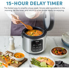 Aroma Digital Rice Cooker, 4-Cup (Uncooked) / 8-Cup (Cooked), 2 Qt, Steamer, Multicooker, Slow Cooker, Oatmeal Cooker, Auto Keep Warm, Stainless Steel Exterior