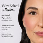 LAURA GELLER NEW YORK Baked Blush-n-Brighten for Mature Skin - 01 Pink Buttercream- Powder Blush Won't Settle into Fine Lines - Buildable Natural Finish – Longlasting Formula - Made in Italy