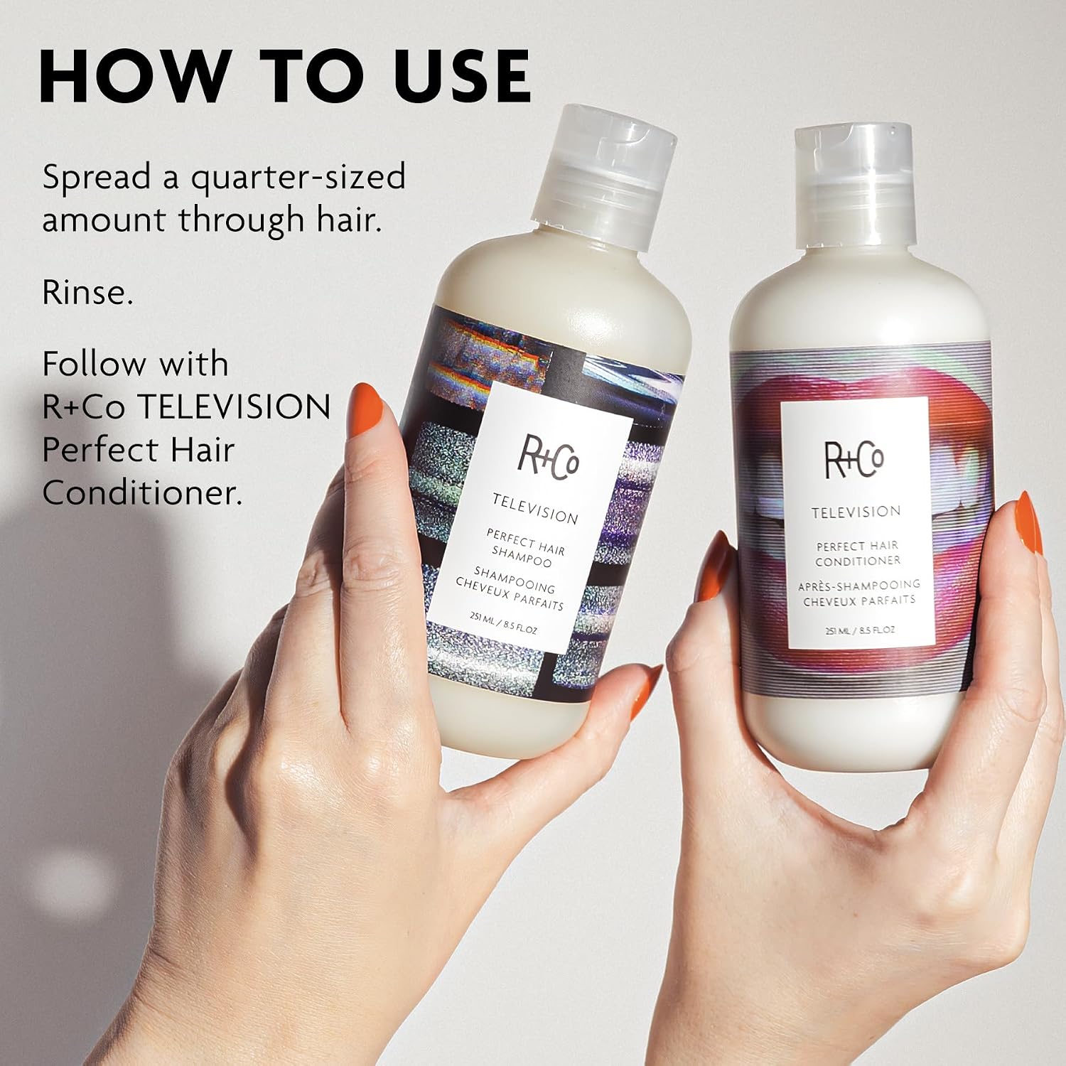 R+Co Television Perfect Hair Shampoo – Hydrating & Smoothing Hair Cleanser, Adds Shine & Softness, All Hair Types