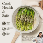 CAROTE Pots and Pans Set, Nonstick Cookware Sets, 21pcs Induction Cookware Kitchen Set Non Stick Cooking Set w/Frying Pans & Saucepans (PFOS, PFOA Free)