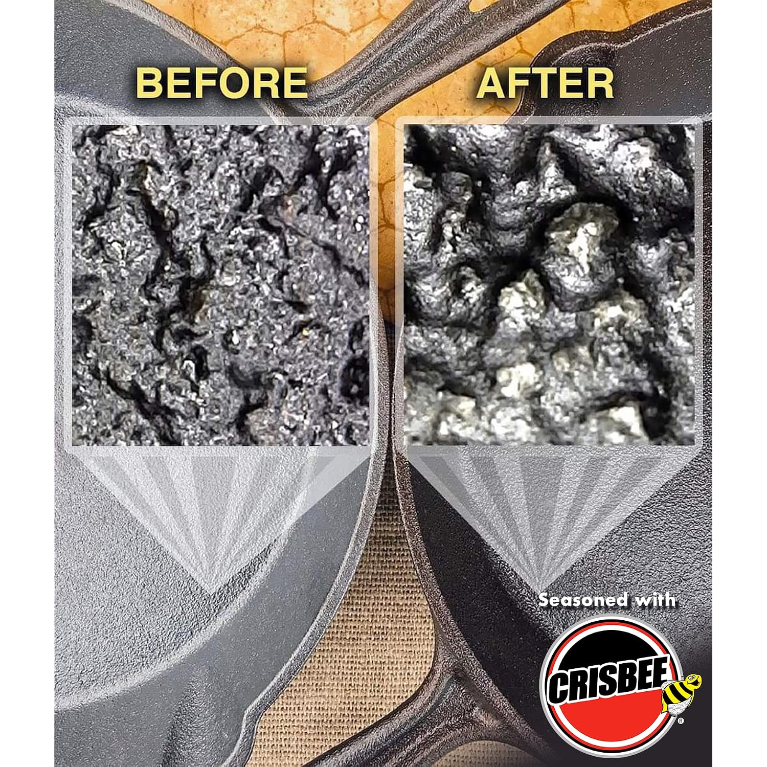 Stik® Cast Iron And Carbon Steel Seasoning - Family Made In Usa - The Cast Iron Seasoning Oil & Conditioner Preferred By Experts - Maintain A Cleaner Non-Stick Skillet
