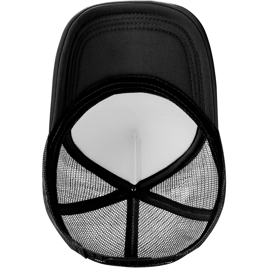 Milfin Aint Easy Funny Gag Trucker Hat for Adult Humor Adjustable Mesh Sport Baseball Caps for Women Men Black Black