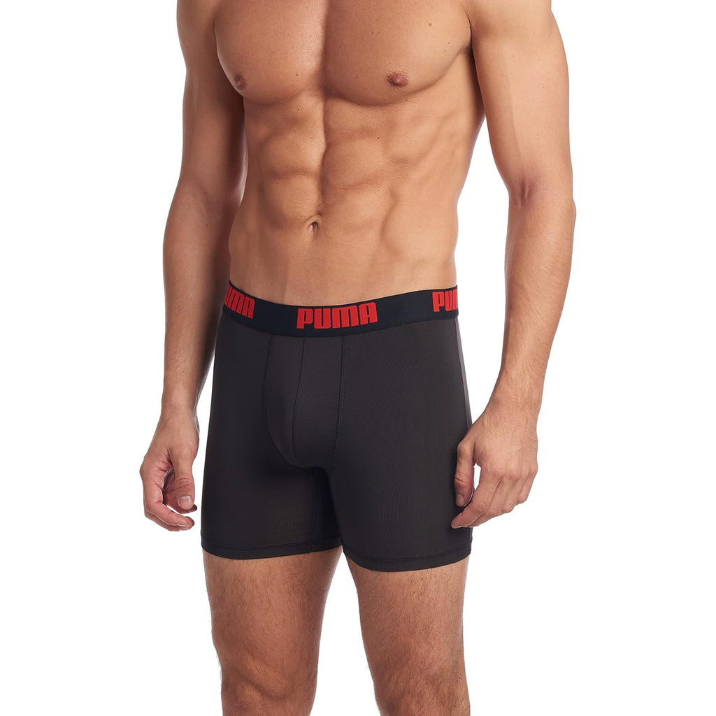 Puma Men'S 3 Pack Performance Boxer Brief