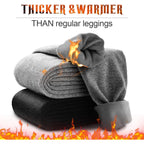 3 Pack Fleece Lined Leggings Women with Pockets -Warm Winter Yoga Pants for Women Thermal Running Workout Leggings