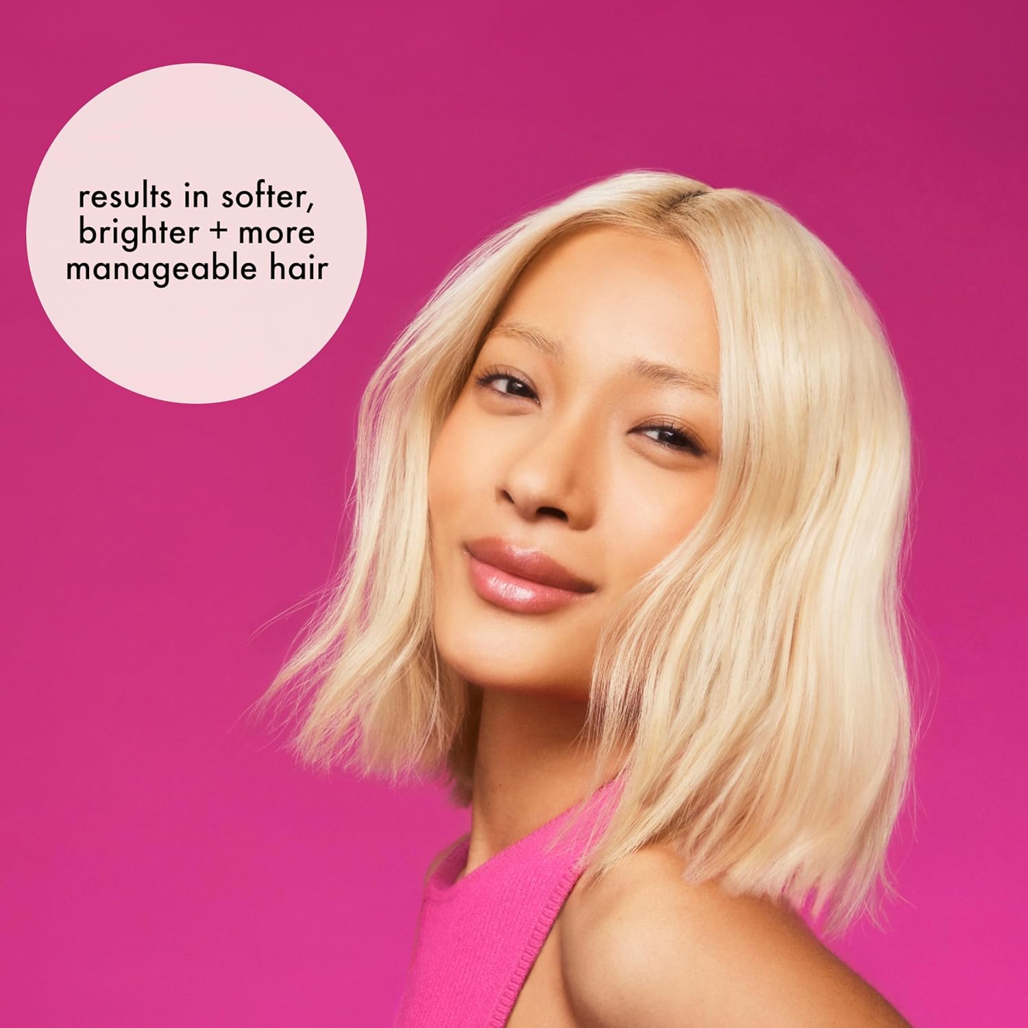 amika bust your brass cool blonde strength repair shampoo