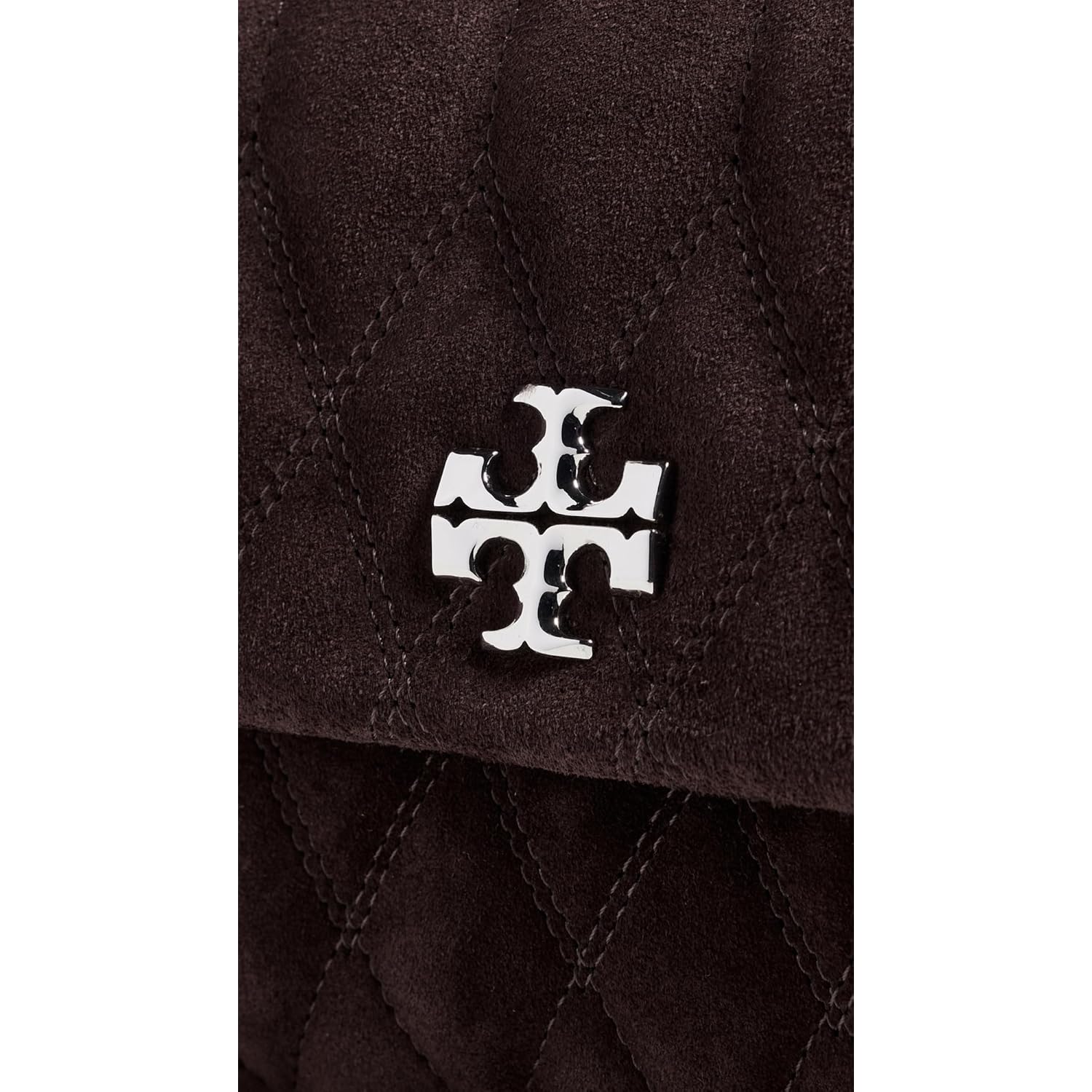 Tory Burch Women's Kira Quilt Suede Shoulder Bag