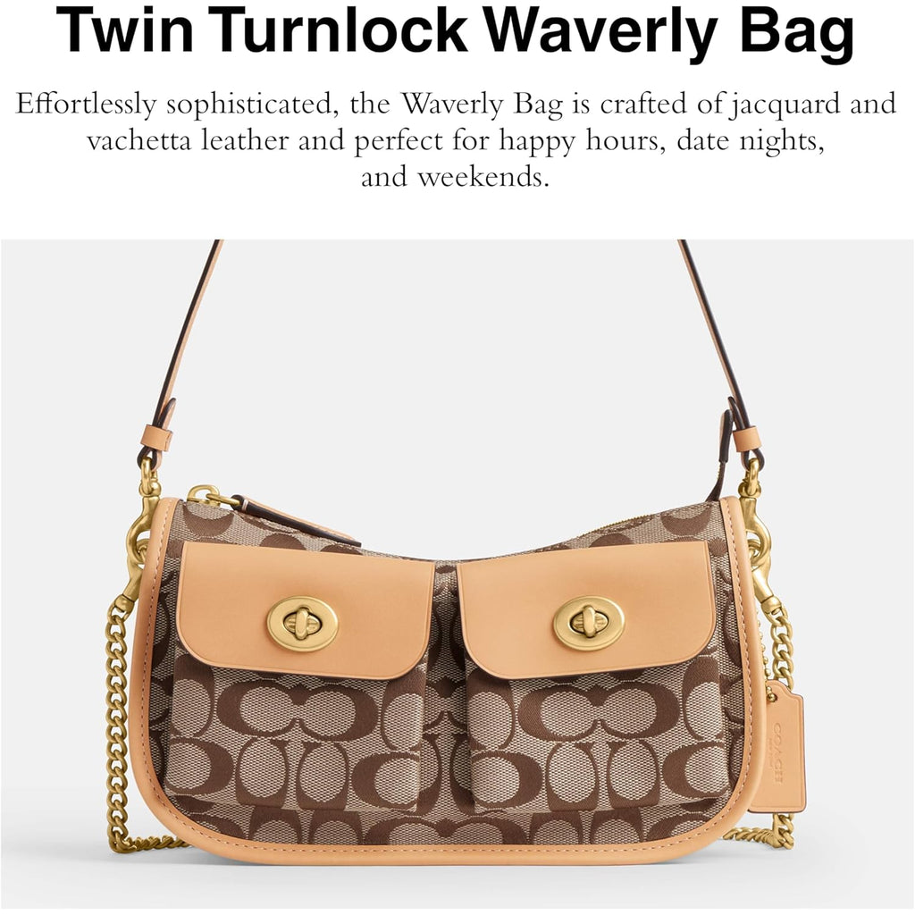 COACH Twin Turnlock Waverly Bag