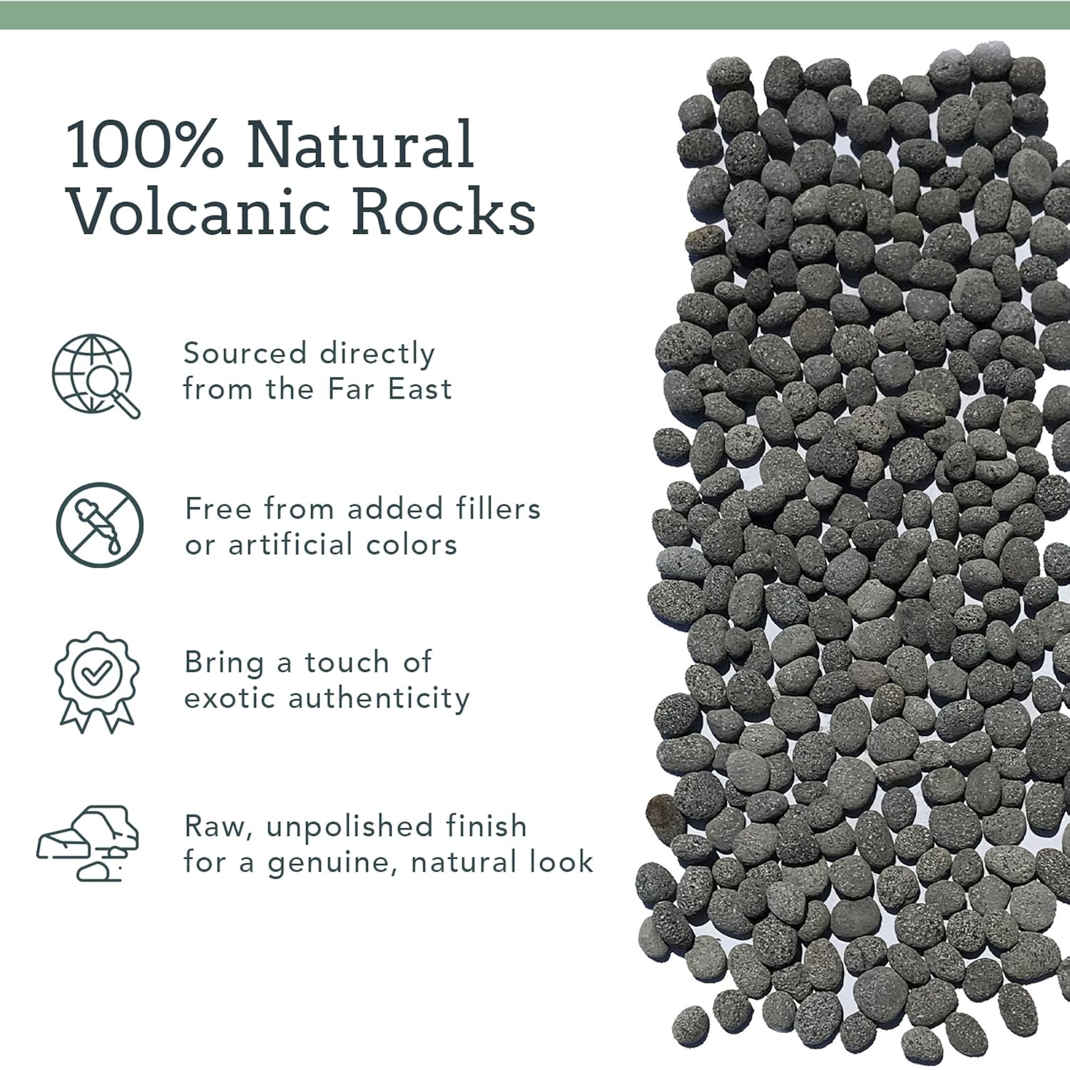 Black Lava Rocks For Fire Pit - 1 To 2 Inch 20 Lbs - Gas Fireplace Rocks - Black Lava Rock For Propane Fire Pit - Decorative Lava Stone Volcanic Rock For Outdoor & Indoor Gas Fireplace