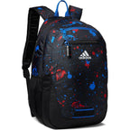 Adidas Foundation Backpack, Splatter Black/Bright Royal Blue, Osfa