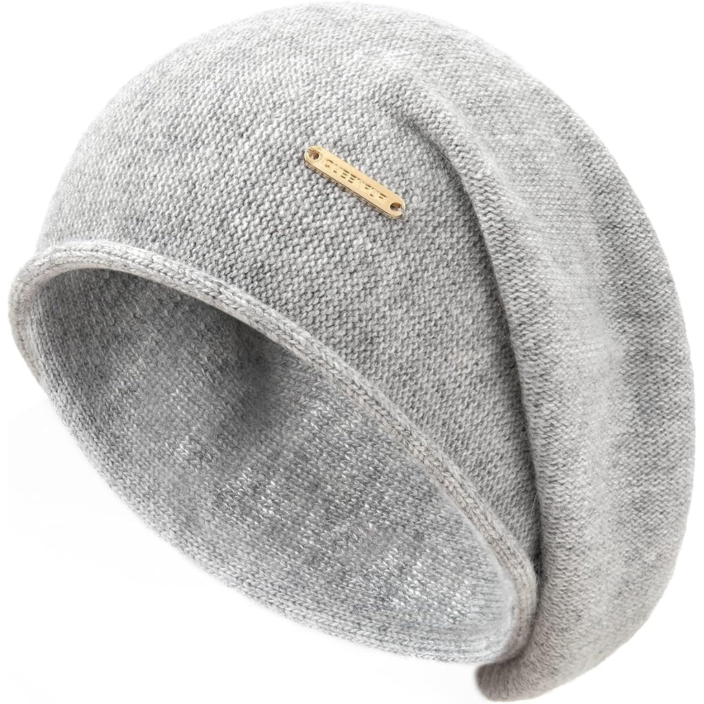 Knit Slouchy Beanie Hats For Women Cashmere Ski Cap Knitted Wool Soft Warm Winter Hat