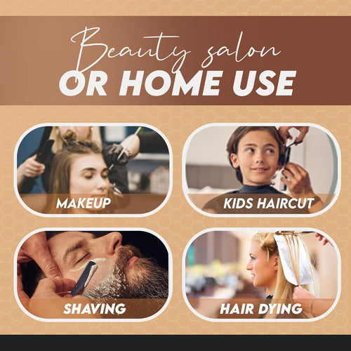 1.5lb Kids Cape (Ages 3–8) – Weighted Hair Cutting Barber Cape with Elastic Collar, Waterproof Salon Cape for Added Comfort, Perfect for Barber & Hairstylist (52 x 36 in)