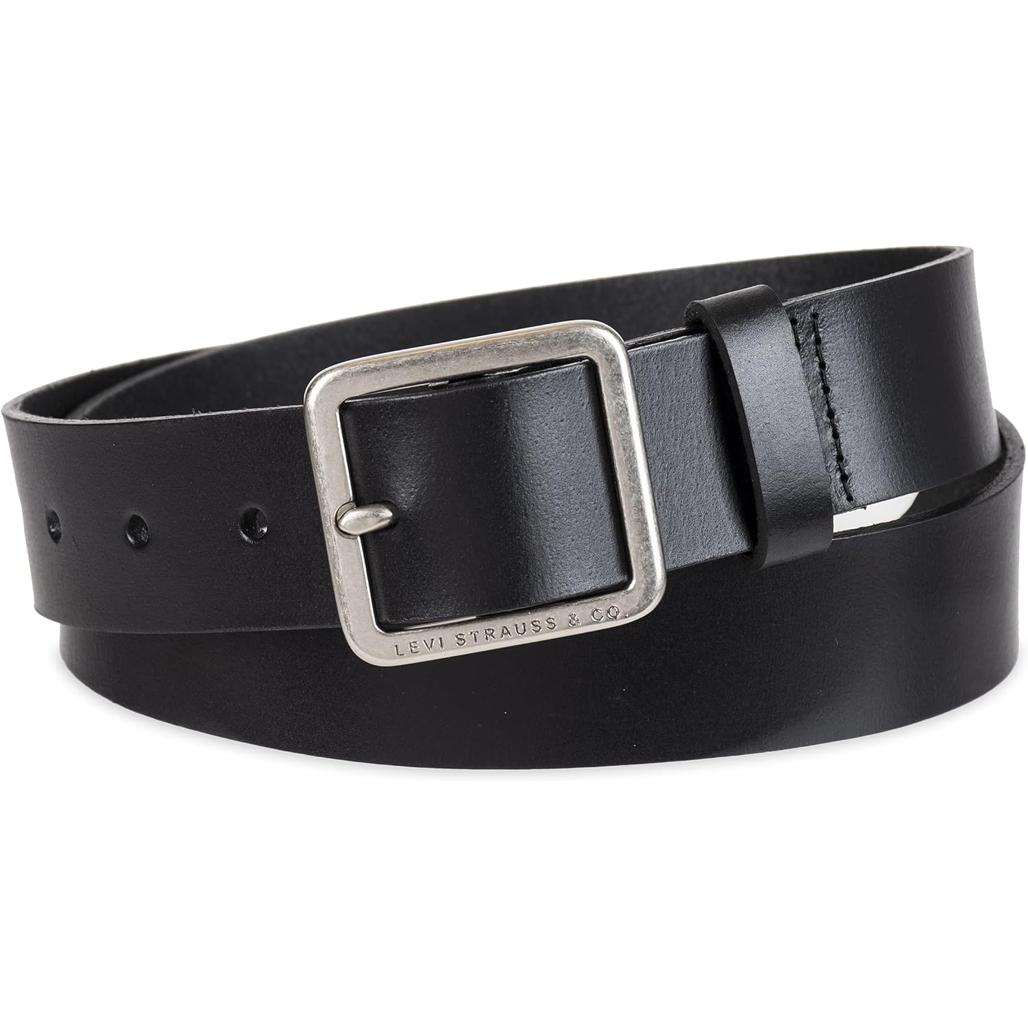 Levi's Women's Casual Leather Belt With Square Buckle – Stylish Jeans & Dress Belt (Regular & Plus Sizes)