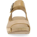 Dansko Tiana Slip-On Platform Sandal For Women – Cushioned, Contoured Footbed For All-Day Comfort And Support – Hook & Loop Strap With Buckle Detail – Lightweight Rubber Outsole