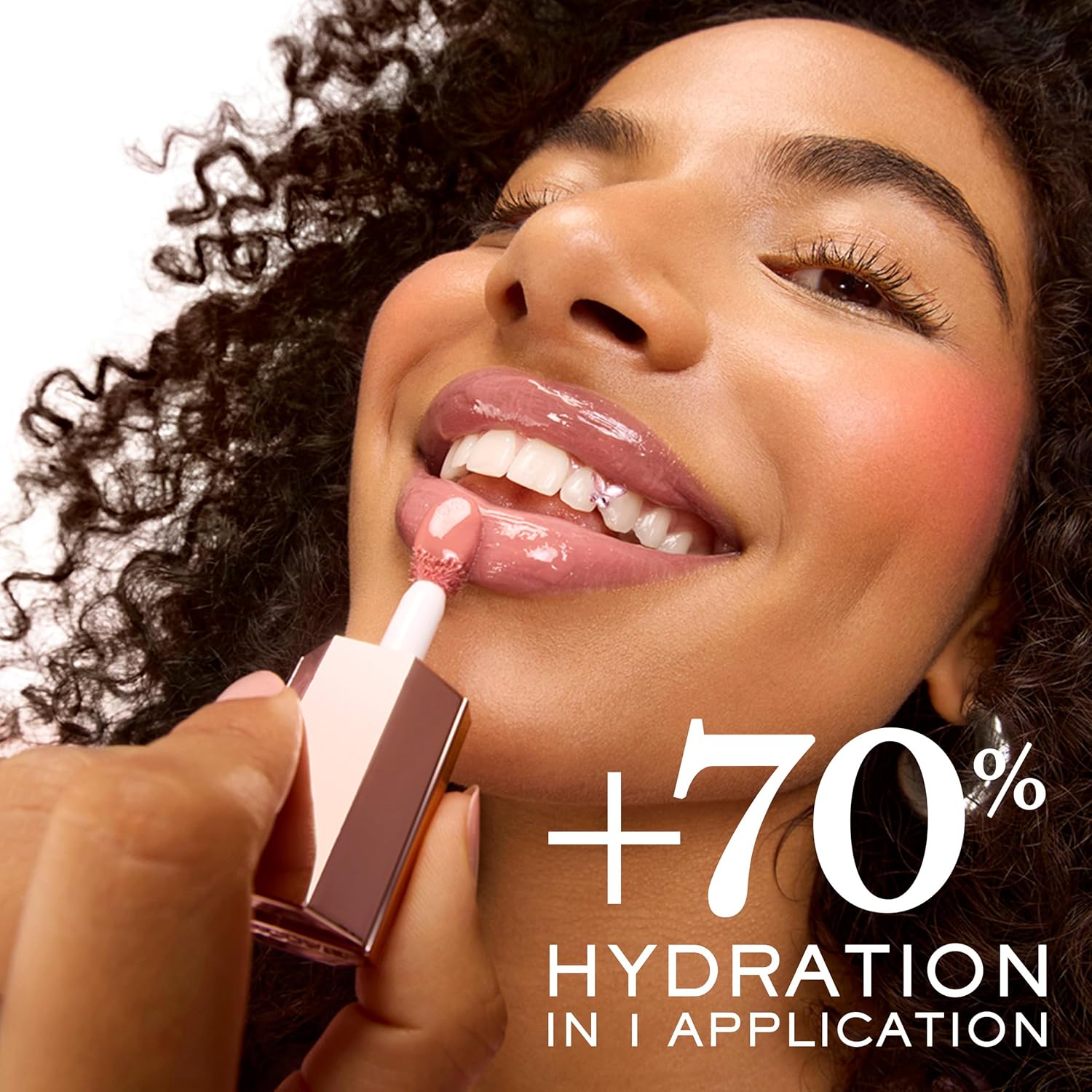 Lancôme Lip Idôle JuicyTreat Oil-in-Gloss -24HR Hydrating Gloss with Squalane for Instant Shine