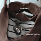 Hobo Bags For Women Soft Vegan Leather Shoulder Handbag Slouchy Tote Purses