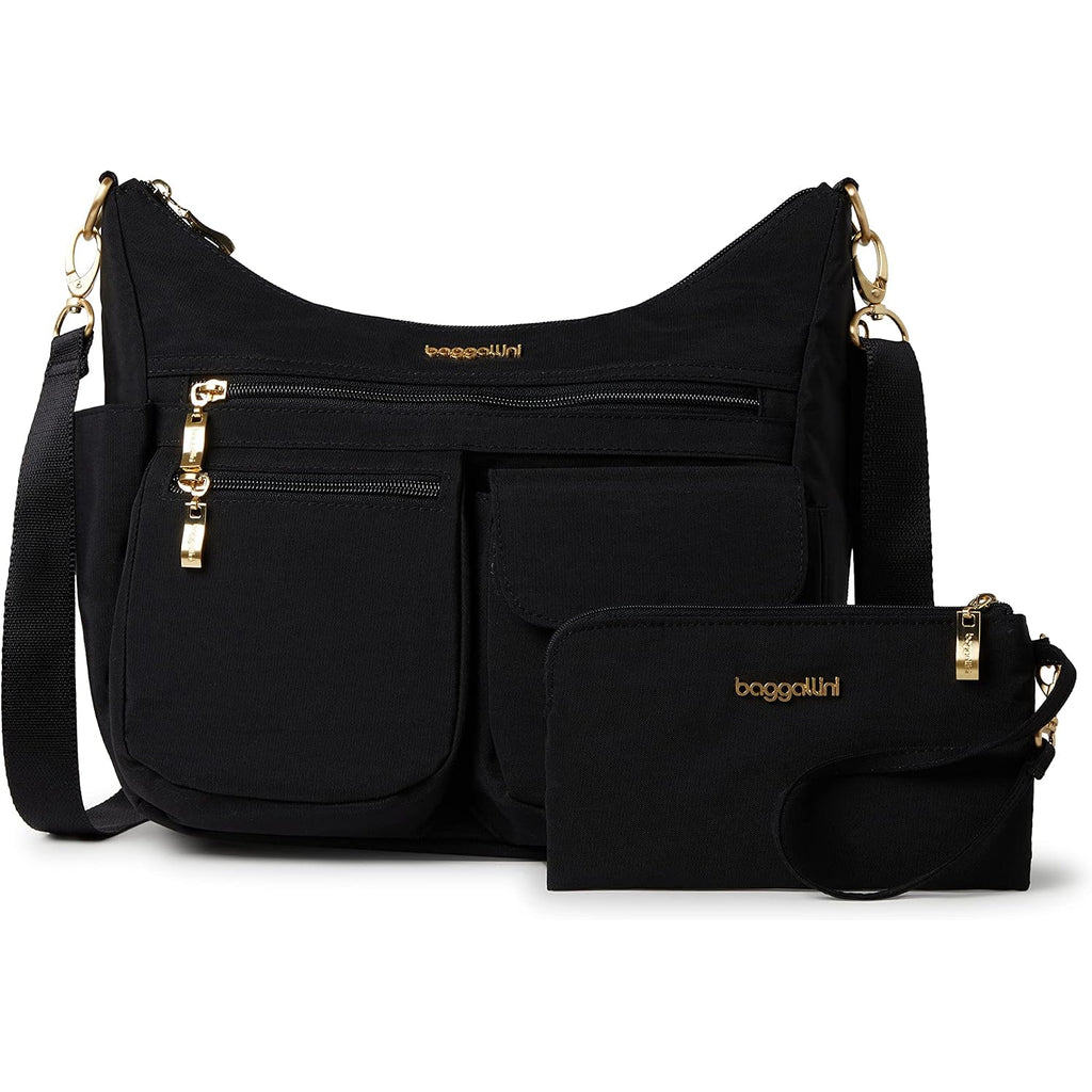 Baggallini Modern Everywhere Crossbody Bag For Women 11X9X4.5 Rfid Hobo Bag