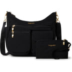 Baggallini Modern Everywhere Crossbody Bag For Women 11X9X4.5 Rfid Hobo Bag