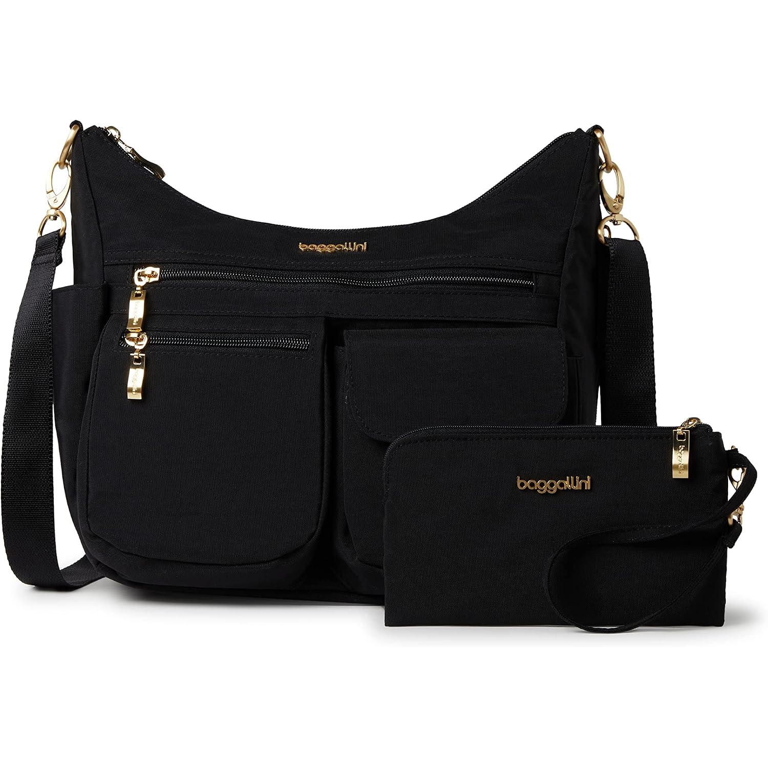 Baggallini Modern Everywhere Crossbody Bag For Women 11X9X4.5 Rfid Hobo Bag