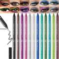 12 Color Eyeliner Pencil Set With Sharpener Waterproof And Long-Lasting Colour Gel Eye Liner Pencils For Women