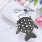 Cute Keychain Whale Shark Coin Purse Keychain Cute Plush Zipper Change Pouch, Kawaii Handmade Wallet for Women