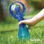 O2Cool Deluxe Handheld Misting Fan Battery Powered Grey | Yes