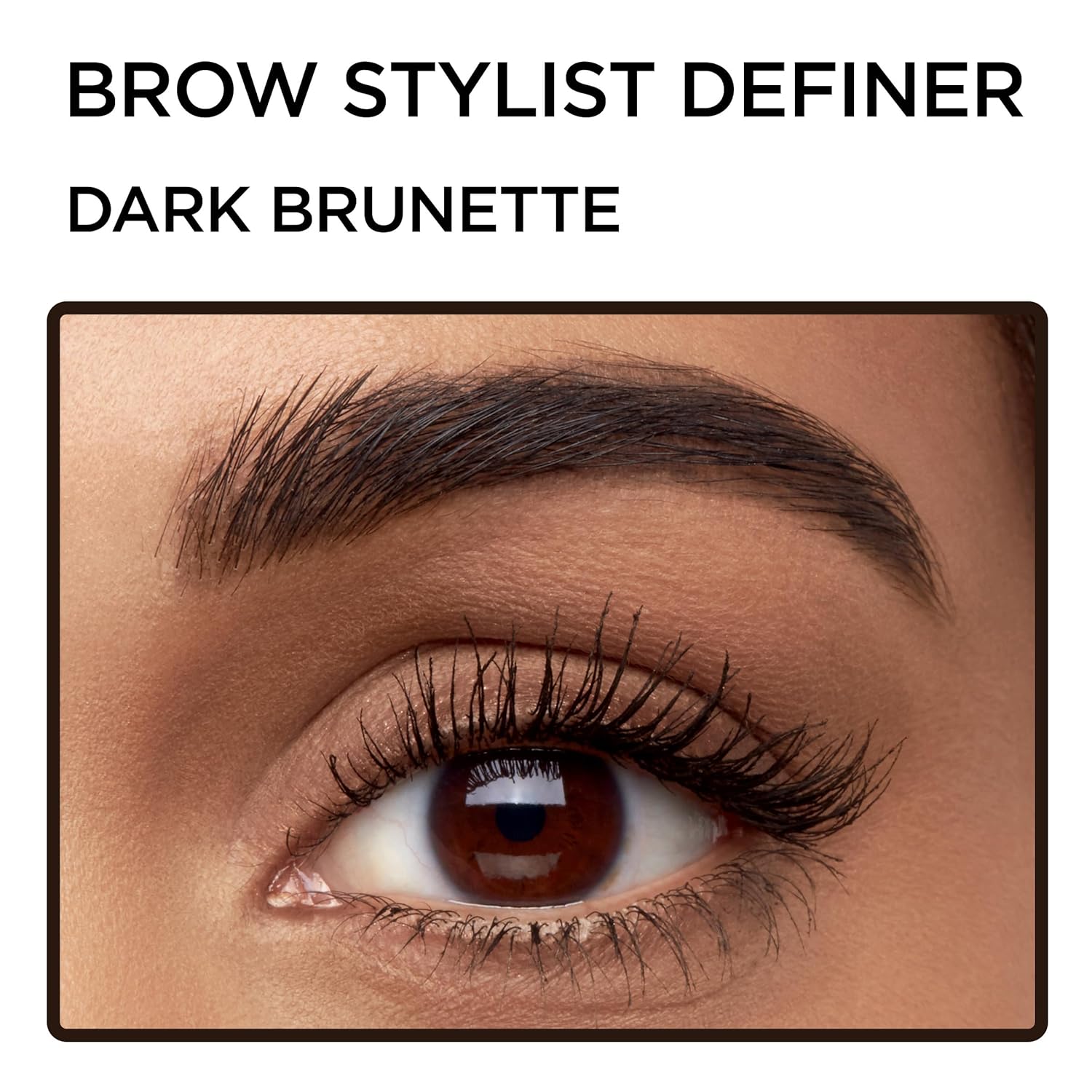 L'Oreal Paris Makeup Brow Stylist Definer Waterproof Eyebrow Pencil, Ultra-Fine Mechanical Pencil, Draws Tiny Brow Hairs and Fills in Sparse Areas and Gaps, Dark Brunette, 0.11 Ounce (Pack of 2)