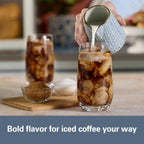 Hamilton Beach 2-Way Drip Coffee Maker & Single Serve Coffee Machine | Hot & Iced Coffee Maker| 12 Cup Glass Carafe| Aquaflow Showerhead | Auto Pause & Pour | Kitchen Makeover Blue |47502J