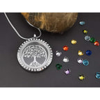 GOKING Family Tree of Life Floating Locket