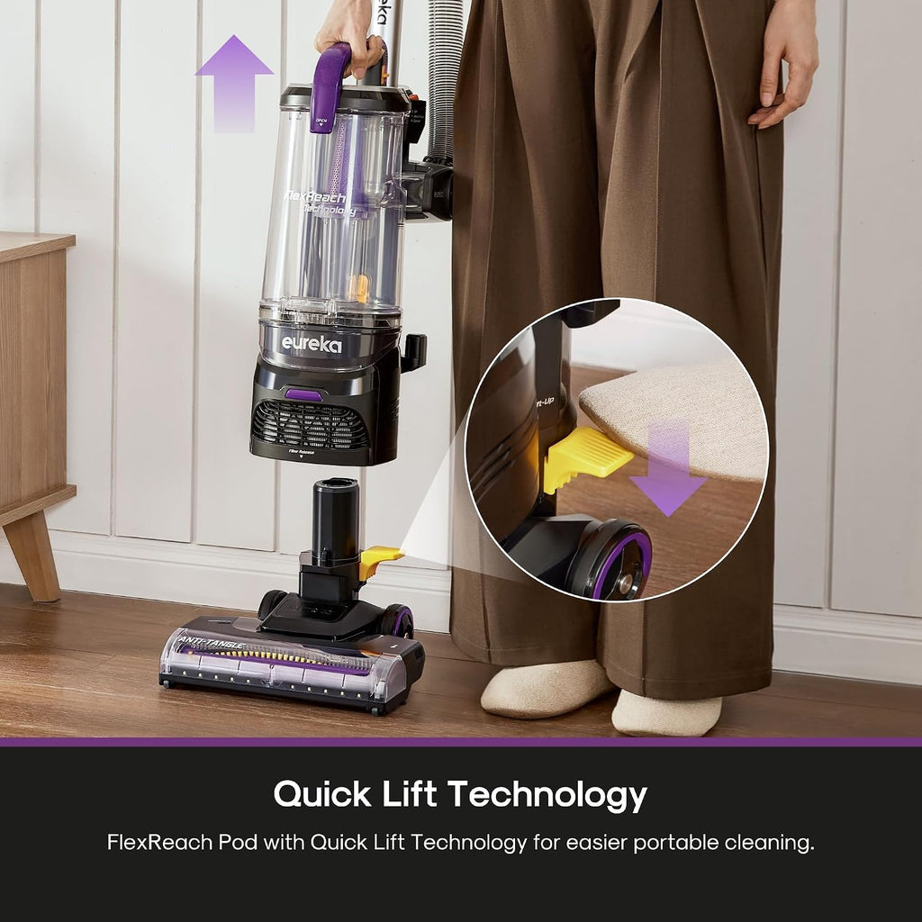 Eureka Flexreach Vacuum Cleaners For Home, Lift-Away, Neu651Pl