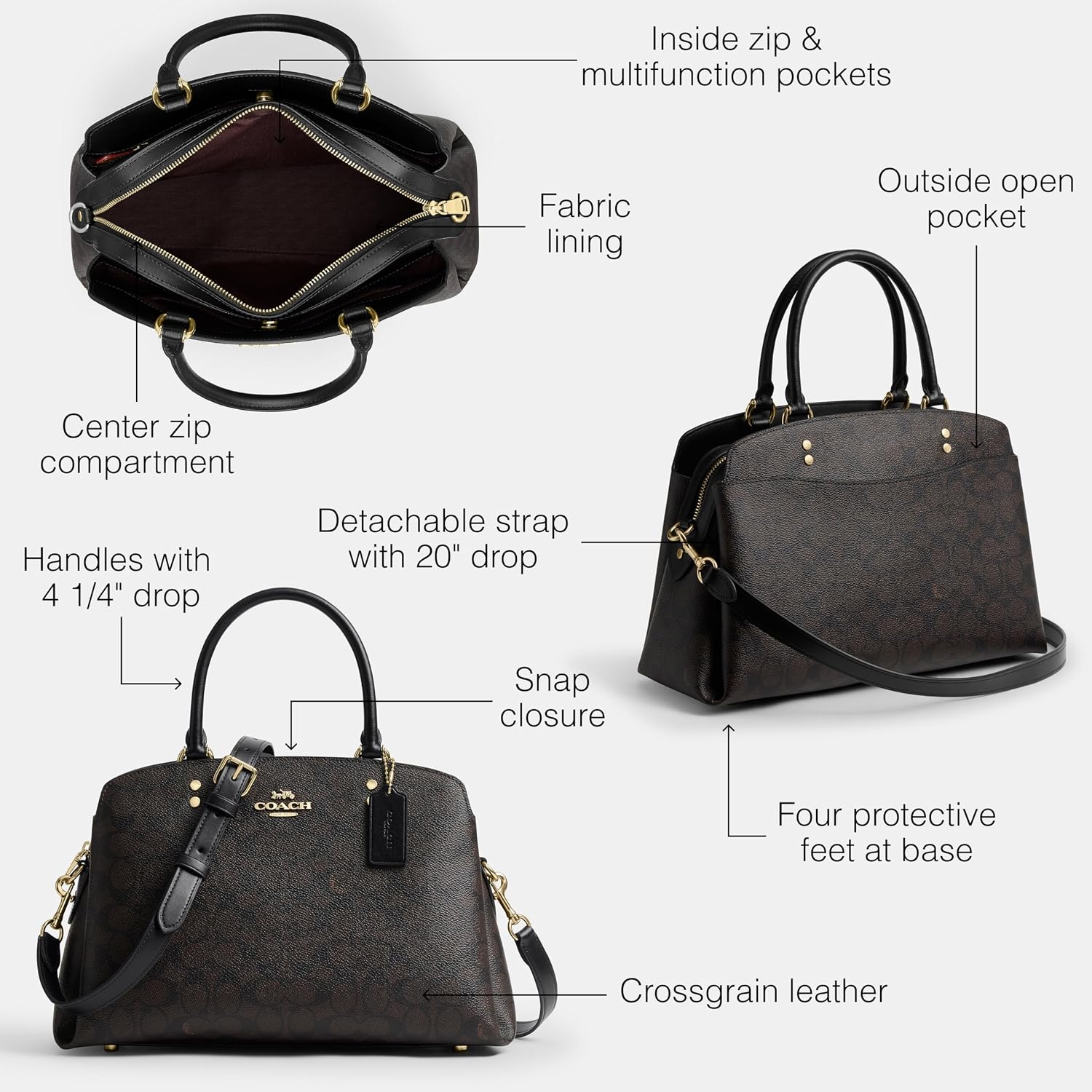 Coach Unisex Lillie Carryall