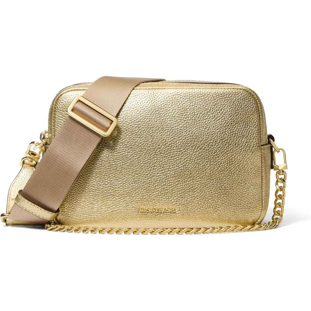 Michael Kors Bryant Medium Double Zip Chain Camera Crossbody Bag