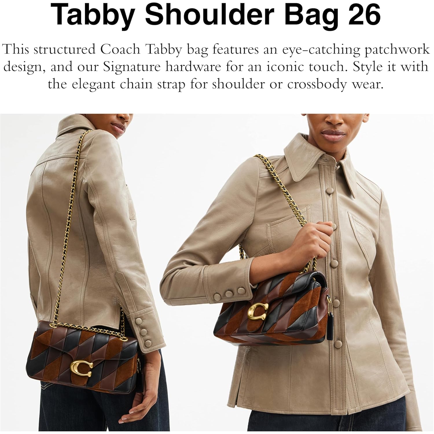 COACH Soft Quilted Tabby Shoulder Bag 26