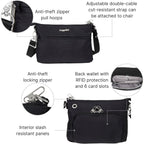 Baggallini Securtex™ Anti-Theft Memento Crossbody