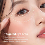 Spodare Under Eye Cream For Dark Circles And Puffiness, Caffeine Retinol Formula With 360 Degree Cooling Massage Ball, Peptides And Squalane For Eye Bags, Fine Lines And Wrinkles, 0.7 Fl Oz