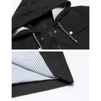 Lomon Raincoat Women Waterproof Long Hooded Trench Coats Lined Windbreaker Travel Jacket S-Xxl
