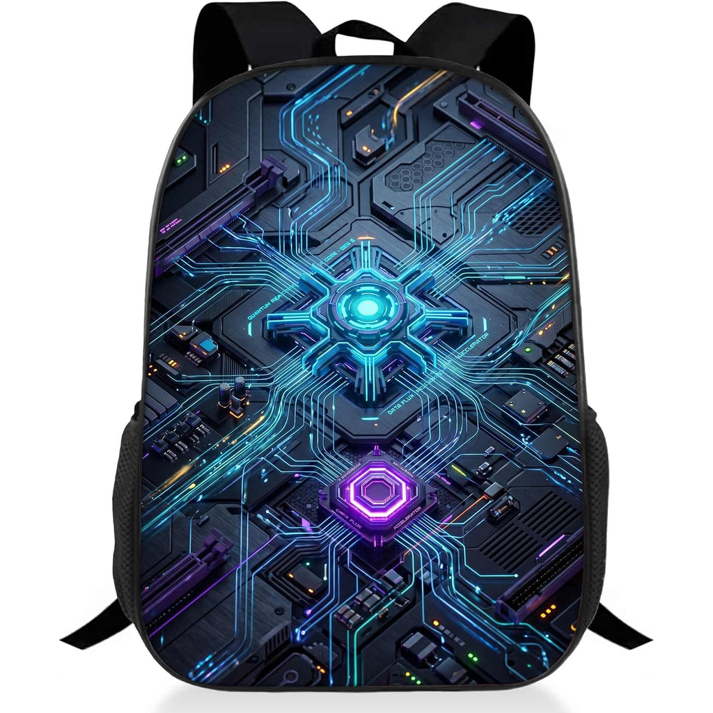 Game Backpack 3Pcs Daypack Gaming Shoulder Bag Leisure Travel Adjustable Strap Backpacks 17.3In