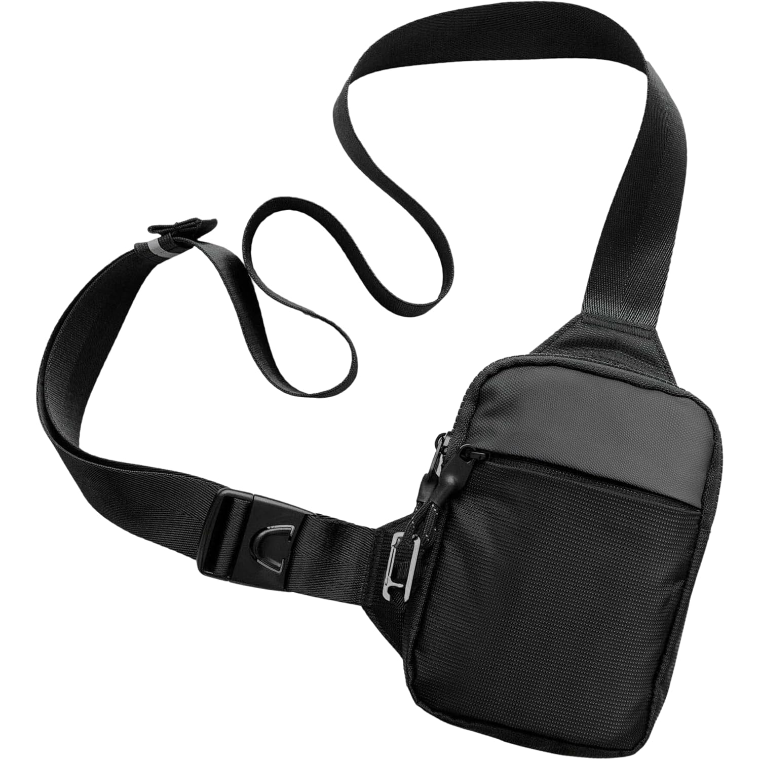 Travel Sling Bag For Men & Women - Small Water Resistant Crossbody Multipocket Chest Bag With Anti-Theft