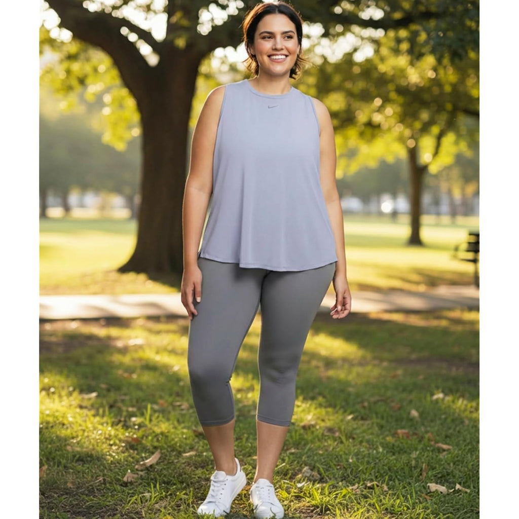 NEW YOUNG 3 Pack Plus Size Leggings for Women X-Large-4X,Capri Leggings for Women High Waisted Tummy Control Yoga Pants
