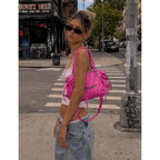 Babysun Mini City Bags Vegan Leather Tote Bag (8L) Pu Hobo Bags For Women Small Shoulder Crossbody Handbag With Strap