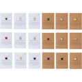LOTSOF 18 Piece Butterfly Pendant Necklace Set, Colorful Acrylic Chain Necklaces for Women, Bohemian Jewelry Gift